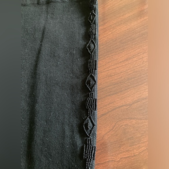 Ralph Lauren Ladies’ Black Beaded Jeans Size 6 - Picture 5 of 5